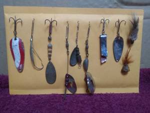 lot 11349 image: Vintage Fishing Lures Lot #9