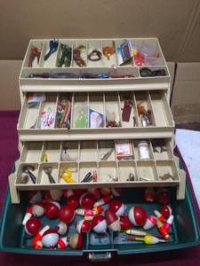 lot 11357 image: tackle box and contents