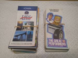lot 11394 image: Lot of 40 Vintage Road Maps #4