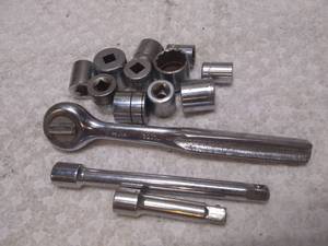 lot 11417 image: Ratchet, Sockets, and Extensions 38  Drive