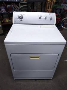 lot 3544 image: Whirlpool Electric Dryer LEC9000PWO