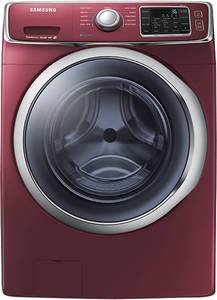 lot 3505 image: Samsung 4.2-cu ft High Efficiency Stackable Front-Load Washer (Merlot) ENERGY STAR