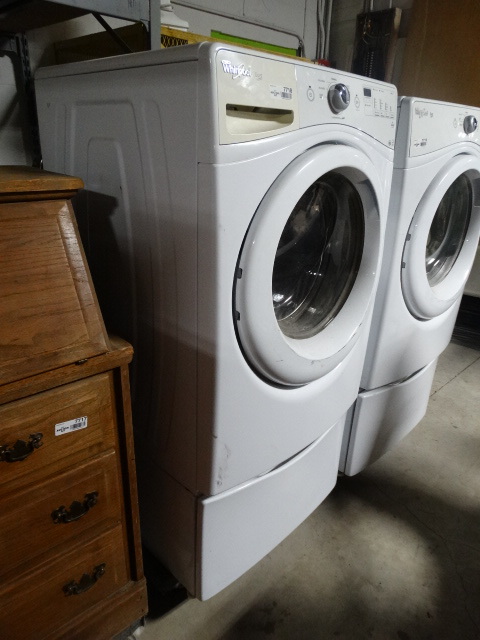 Whirlpool Duet Front Load Washing Machine W Pedestal Base Drawer