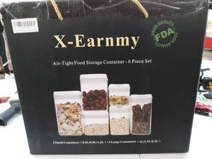 lot 20465 image: Air Tight Food Storage 6pc Set