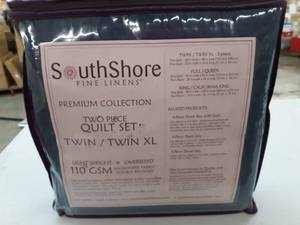 lot 20470 image: SouthShore 2pc Quilt Set TwinTwin XL