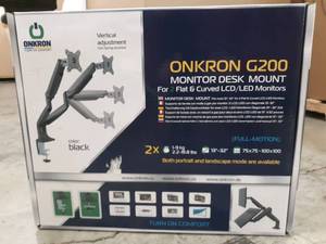 lot 20482 image: Onkron G200 Monitor Desk Mount