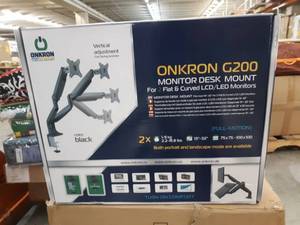 lot 22487 image: Onkron G200 Monitor Desk Mount