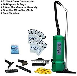 lot 22686 image: Bissell Commercial 6 Quart Backpack Vacuum High Filtration w10 Pack Bag