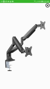 lot 22709 image: OKRON G200 Black Monitor Desk Mount