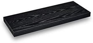 lot 22738 image: Sanlem Floating Shelf (48  X 10  X 2.2 ) - Black Oak