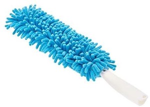 lot 22749 image: Chenille Duster w Double Sided, Removable, Washable Pads - 5 Pads Pack