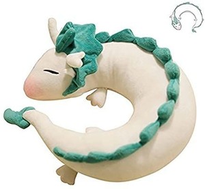 lot 22778 image: Plush White Dragon Neck Pillow