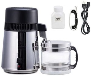 lot 22818 image: 1Gal 4L Purifier Pure Water Distiller, Stainless Steel