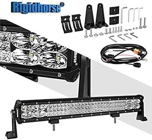 lot 22892 image: Rigidhorse 19  Tri-Row ATV SUV 4W D Pickup LED Bar Light