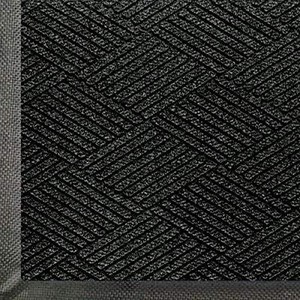 lot 23526 image: WaterHog Eco Commercial-Grade Entrance Mat, IndoorOutdoor Black Smoke Floor Mat 8.4 Length x 3 Width, Thick, Black Smoke by MA Matting