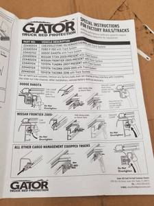 lot 3865 image: Gator Truck Bed Cover