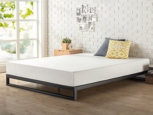 lot 3913 image: Zinus Trisha 7 Inch Heavy Duty Queen Size Bed Frame