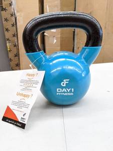 lot 3914 image: Day One Fitness 25 Pound Kettle Bell Weight