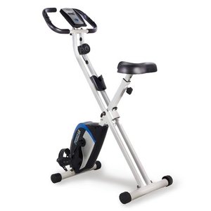 lot 3940 image: PROGEAR 225 Foldable Magnetic Upright Bike with Heart Pulse