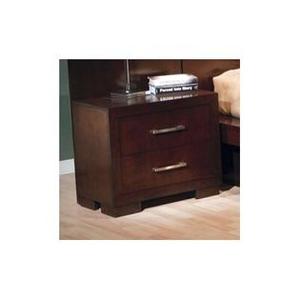 lot 3949 image: Coaster Home Furnishings Contemporary Nightstand, Cappuccino