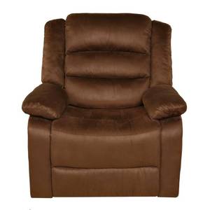 lot 3970 image: 2pc Relaxzen Rocker Recliner With Heat Massage Usb Microfiber Brown