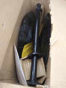 lot 3972 image: 24 High Velocity Oscillating Pedestal Fan
