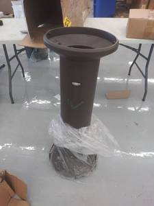 lot 3992 image: Rubbermaid Ultra High Capacity Smoking Receptacle