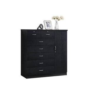 lot 8099 image: 7 DRAWER CHEST WITH DOOR HOAHI71DRBK