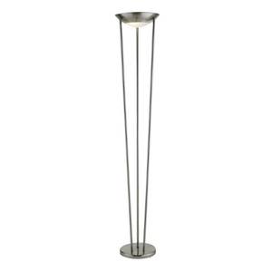 lot 8111 image: Adesso Odyssey Tall Floor Lamp Silver