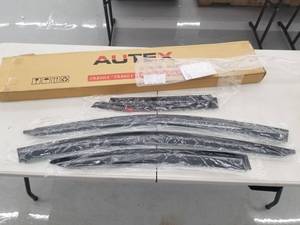 lot 8112 image: (2) Front Window Visors, (2) Back Windiw Visors(1 is Broken)
