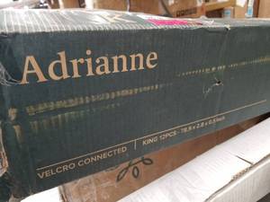 lot 8126 image: Adrianne King Size Wood Support Slats