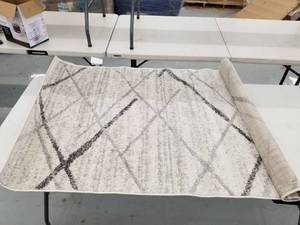 lot 8143 image: 3ft x 5ft Smoky Gray Rug