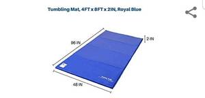 lot 8145 image: Tumbl Trak Gymnastics Folding Tumbling Panel Mat