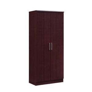 lot 8213 image: 5 Door Wardrobe with Shelves