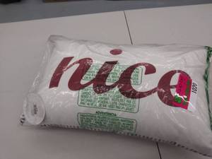 lot 1020 image: reversible nicenaughty decorative throw pillow black  white