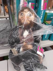 lot 1121 image: Joe Spencer Gathered Traditions Doll - eddy Werewolf - Handmade -