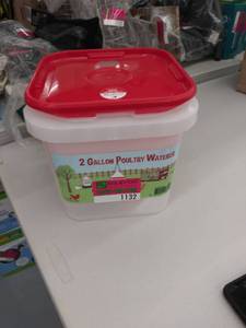 lot 1132 image: 2 gallon poultry waterer