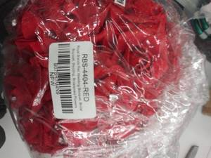 lot 1137 image: LOT OF SEVEN Royal brands red wedding bouquet bridal bouquet wedding bridesmaid flowers