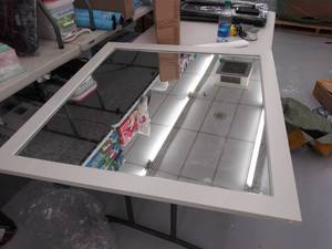 lot 1141 image: large mirror 33.5 x 0.75 x 36 in