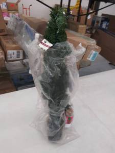 lot 2660 image: Sterling Tree Company 24 Small Decorative Christmas Tree