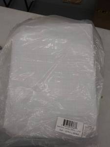 lot 2707 image: Heavy Duty Tarps Waterproof 12mil - Reversible White Brown 12x40 With Uv For Rv