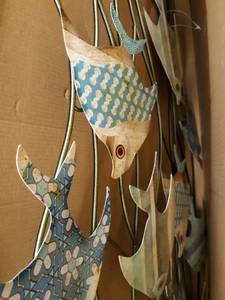 lot 2825 image: wall fish mount frame