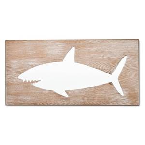 lot 2866 image: Shark Plaque - Pillowfort, Wood