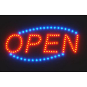 lot 2885 image: Giant LED Open Sign By Spring Rose 24��x13
