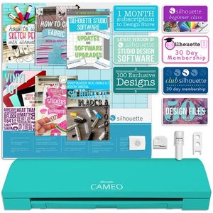 lot 2901 image: Silhouette Cameo 3 - TEAL