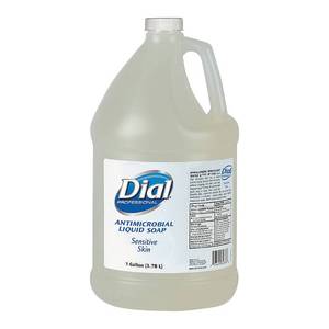 lot 2971 image: 4 Dial, Sensitive Skin Antimicrobial Soap Refill, Clear