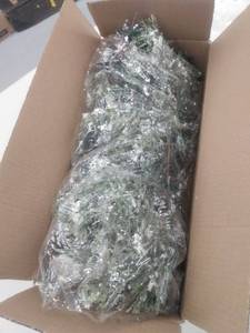 lot 2972 image: Craftmore Snowville Pine Christmas Garland Set 72 Inch