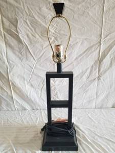lot 1031 image: Lot of 2 Ashley Signature Table Lamps, with Black Metal Base, with no Lamp Shade