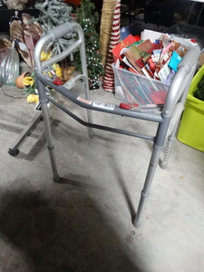 lot 7890 image: Drive medical folding aluminum adjustable walker- New w tags