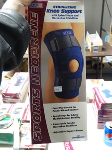lot 7903 image: F-L-A medical stabilizing knee brace- New in box- Size- L